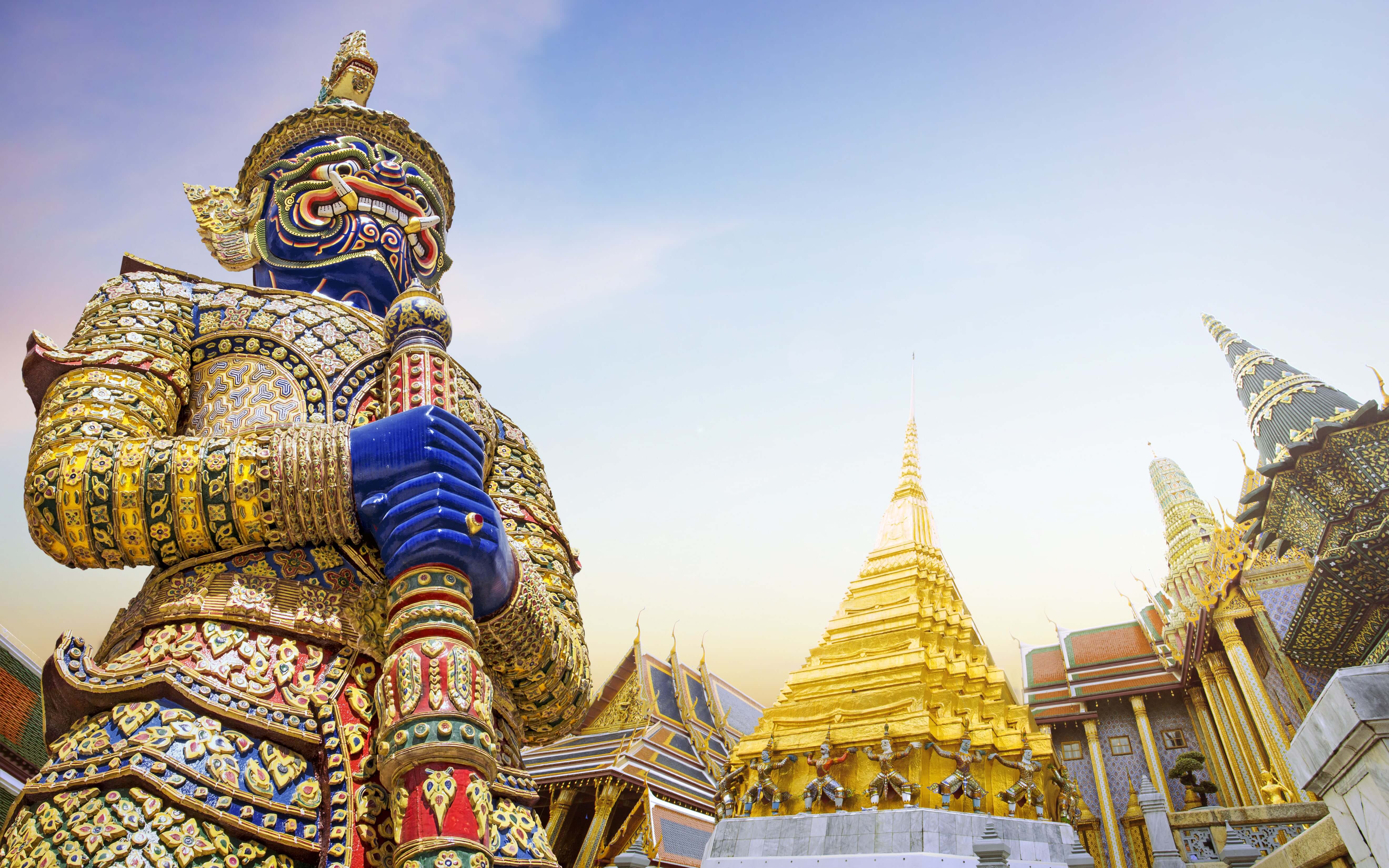 Demon Guardian Wat Phra Kaew Grand Palace Bangkok